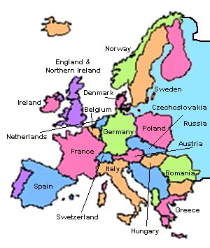 Maps of Netherlands Holland,Cities,Tourist: Map of Holland on Europe Area