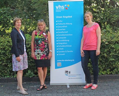 Neue Abteilungsleiterinnen Bei Der Vhs Oberberg