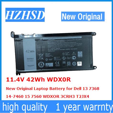 V Wh Wdx R Original Battery For Dell Inspiron