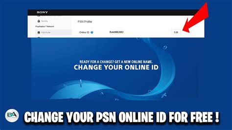 How To CHANGE Your PSN ONLINE ID FOR FREE PS4 PS3 PS VITA YouTube