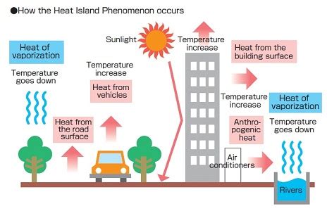 Common Urban Heat Island Effect