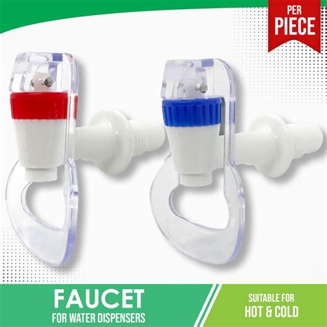Universal Size Push Type Plastic Cold Hot Water Dispenser Faucet Tap Replacement PER PIECE