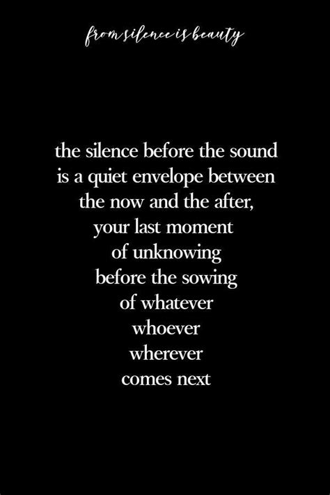 Calm before the change. Read 10 poems about silence: https ...