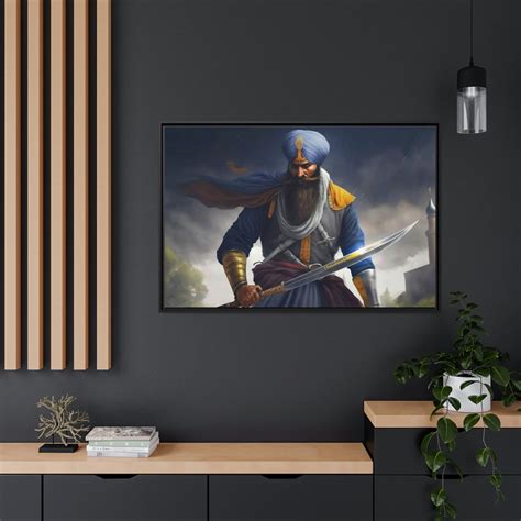 Sikh Wall Art Sikh Warrior Art Sikh Wall Decor Khalsa Painting Khalsa ...