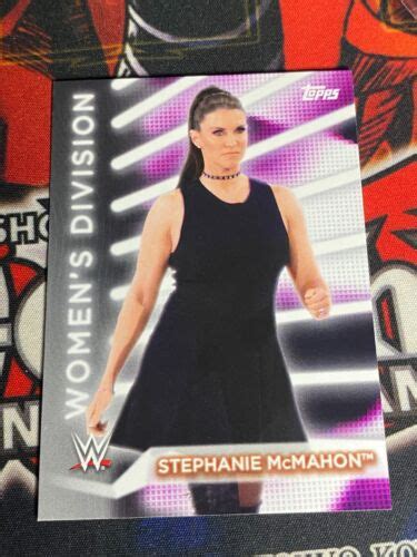 Topps Wwe Women S Division Roster Wrestling Card Stephanie Mcmahon