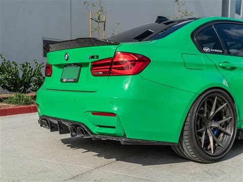 BMW F30 F80 M3 RWS Forged Carbon Trunk Spoiler 328 330 335 340