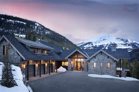 Modern Rustic Home Set Amidst The Grandeur Of The Rocky Mountains