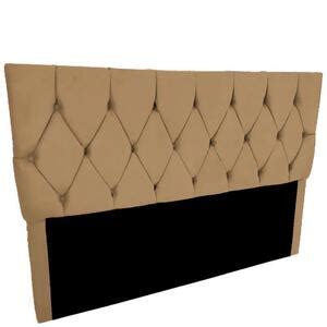 Cabeceira Cama Box Estofada Casal Plus Cm Suede Cappucino Fdecor