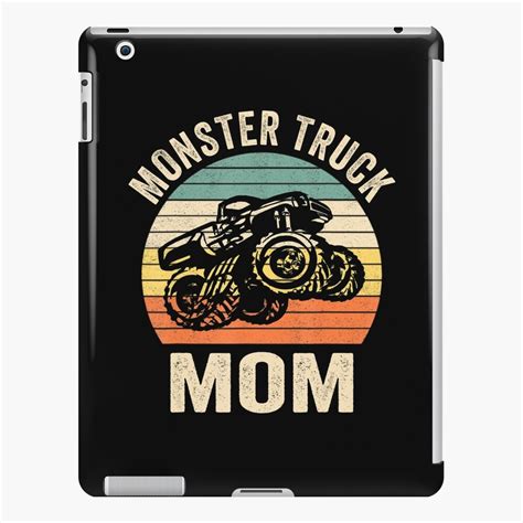 "Monster Truck Mom Retro Vintage Monster Truck" iPad Case & Skin for ...