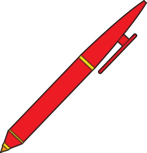 Red Pen Icon For Education In Illustration 24840327 Vector Art At Vecteezy