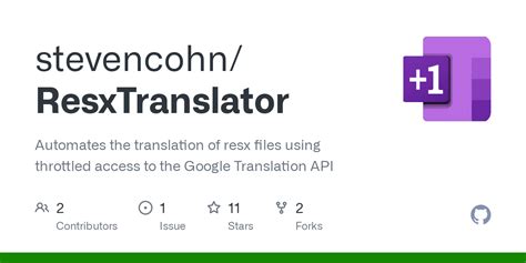 Github Stevencohn Resxtranslator Automates The Translation Of Resx