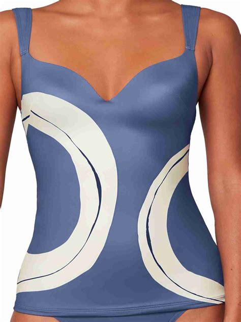 Triumph Bikini Bh Summer Allure Wp Tankini Farbe Blue Combination