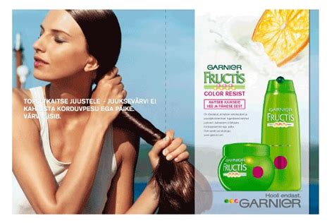 Figure 25 Beauty Ad Garnier Fructis Plum Hair