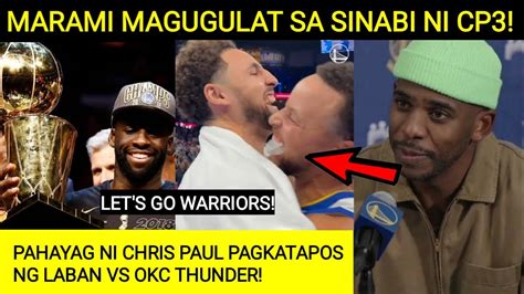 Kakaiba Ang Sinabing Ito Ni Cp Pagkatapos Nilang Matalo Ang Okc