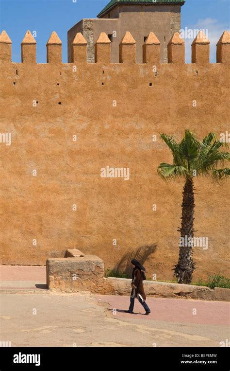 City Walls Of The Oudaia Kasbah Rabat Morocco Africa Stock Photo Alamy