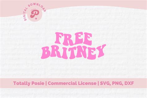 Free Britney SVG Graphic By Totally Posie Creative Fabrica