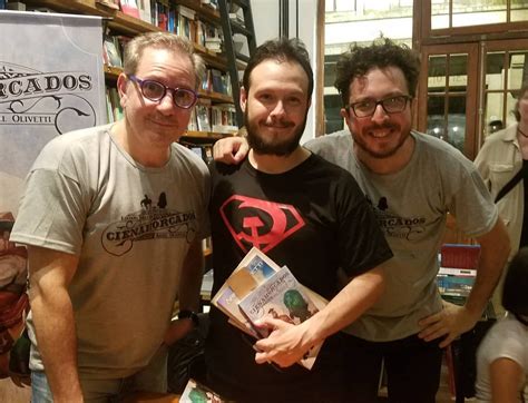 Con estos genios en la presentación de la novela CienAhorcados de