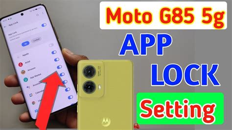 How To Lock Apps In Moto G85 5g Moto G85 5g Me App Lock Kaise Kare