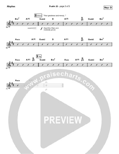 Psalm Sheet Music Pdf Phil Wickham Tiffany Hudson Praisecharts