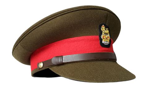 Ww2 British Army General Staff Officer Peak Visor Colonel And Brigadier Hat Military Authentic