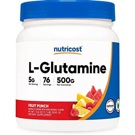 Nutricost L Glutamine Powder Grams Fruit Punch