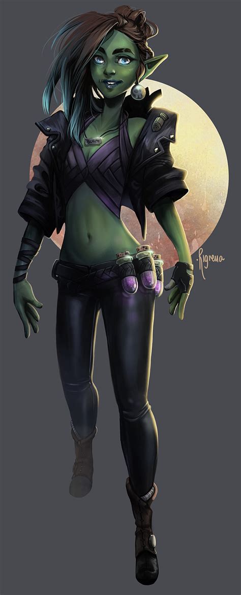 Rigrena ★ Sanja Grbic Goblin Girl Concept Art