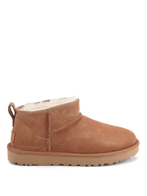 Ugg Women S Classic Ultra Mini Chestnut Fw22 23 In 2022 Ugg Ankle Boots Ugg Boots Short