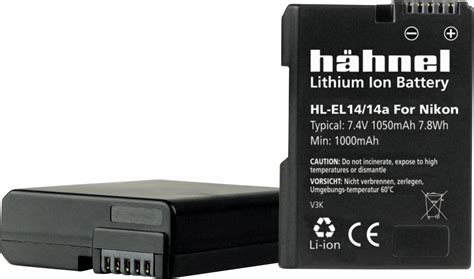 Hähnel Fototechnik HL EL14a Batterie pour appareil photo Remplace l