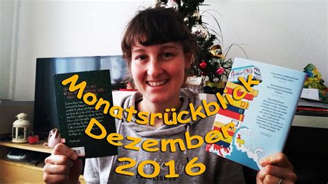 BÜCHER SAMSTAG Monatsrückblick Dezember 2016 YouTube