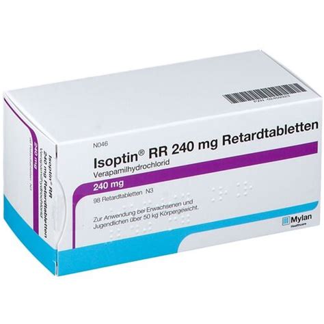 Isoptin 240mg Verapamil Hydrochlorid Tablets At Best Price In Ottawa