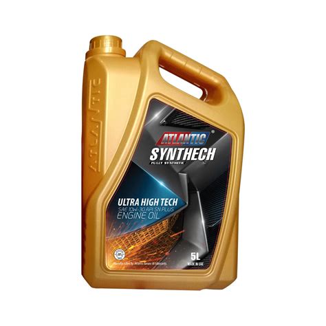 Atlantic Sae W Synthech Ultra High Tech Engine Oil Api Sn Plus Agl