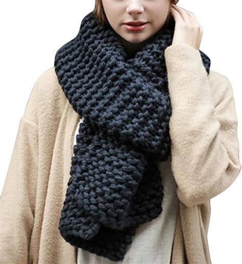 Echarpe Hiver Femme Chaude Tissu Grand Ch Le Tricot E Foulard Tube