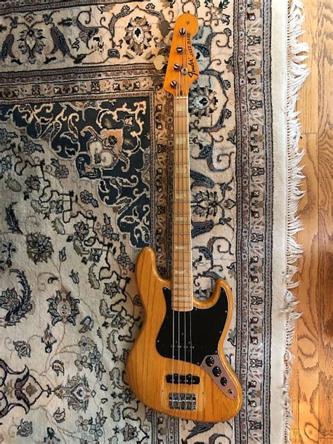 1974 Fender Jazz Bass Natural Ohsc Reverb