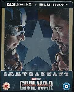 Captain America Civil War K Ultra Hd Limited Edition Steelbook