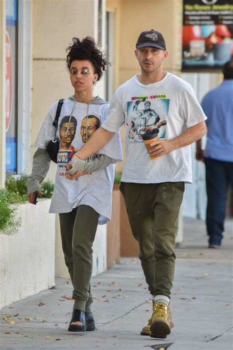 Photo Exclusif Shia Labeouf Et Sa Nouvelle Compagne Fka Twig Se Câlinent Et Sembrassent