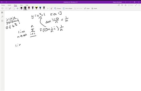 Solved Use Riemann Sums And A Limit To Compute The Exact Area Under The Curve Y X 2 1 On [0 1]