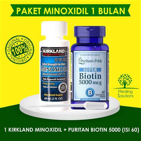 Jual Kirkland Minoxidil Month Dan Puritan Isi Ready Stock D