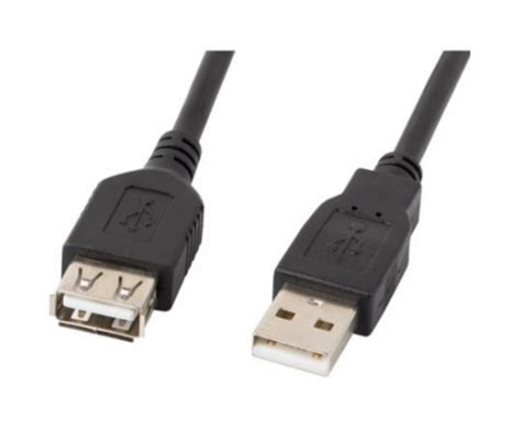 CABLE ALARGADOR LANBERG USB 2 0 MACHO A USB 2 0 HEMBRA NEGRO 5M CA USBE