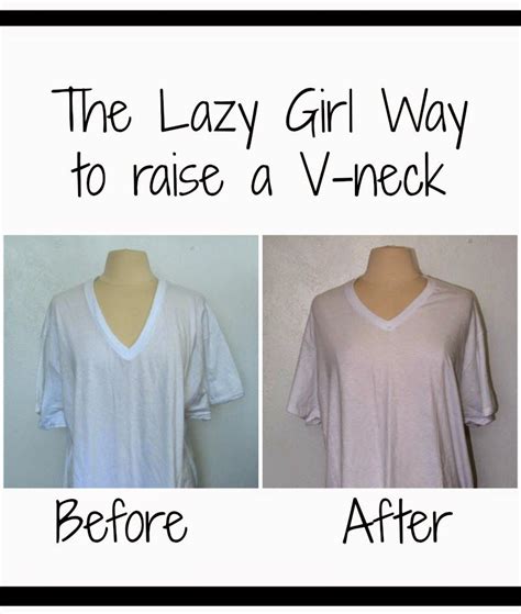 How To Alter A T Shirt Neckline Smaller