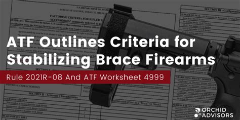 ATF Outlines Criteria for Stabilizing Brace Firearms | Orchid