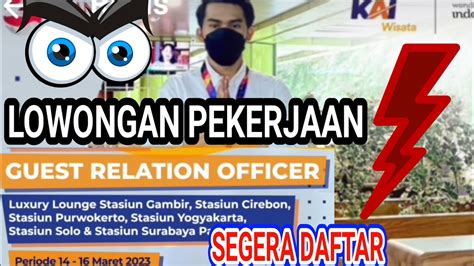 Lowongan Pekerjaan Guest Relation Officer Luxury Lounge Kai Wisata