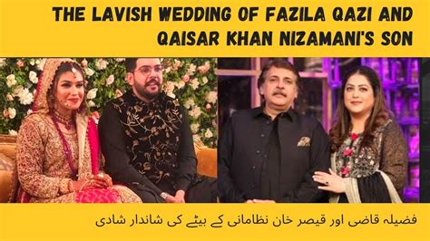 Famous Pakistani Actress Fazila Qazi Son Wedding Full Vedio Viral Pictures Of Fazila Son