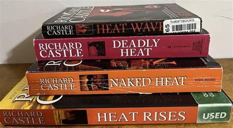 Richard Castle Book Lot Deadly Heat Rises Heat Wave Paperback Naked