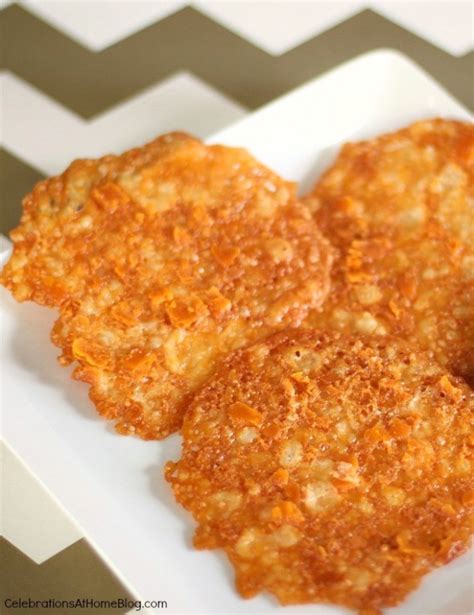 Cheese Crisps Recipe - Celebrations at Home