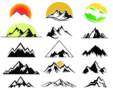 Berge Svg Gebirge Eps Berg Svg Bundle Berg Silhouette Svg Etsy Sterreich