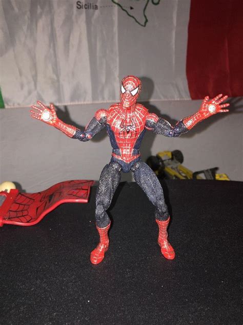 Spider Man Movie Magnetic Spider Man With Spiral Spinning Action