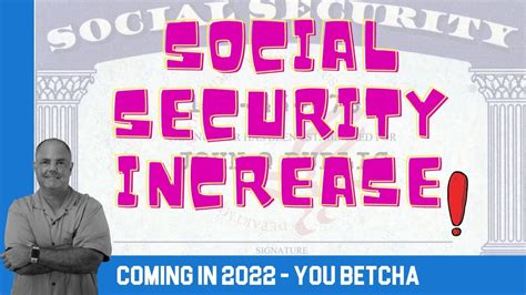 Social Security Increases For 2022 Youtube