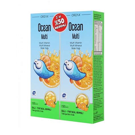 Ocean Multi Şurup Ballı ve Portakal Aromalı 150 ml - İkincisi %50 ...
