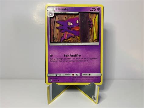 3d Haunter Pokemon Card Etsy