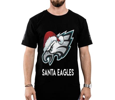 Santa Eagles Philadelphia Eagles Christmas shirt, hoodie, sweater ...